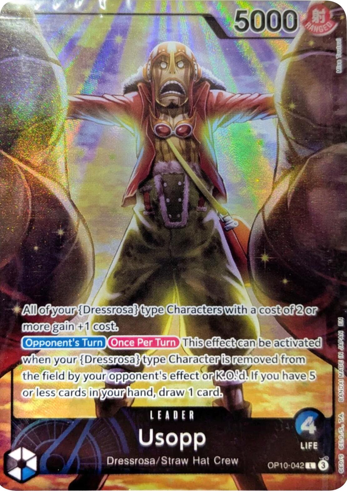 Usopp (Official Playmat -Limited Edition Vol. 3-) [One Piece Promotion Cards] | Shuffle n Cut Hobbies & Games