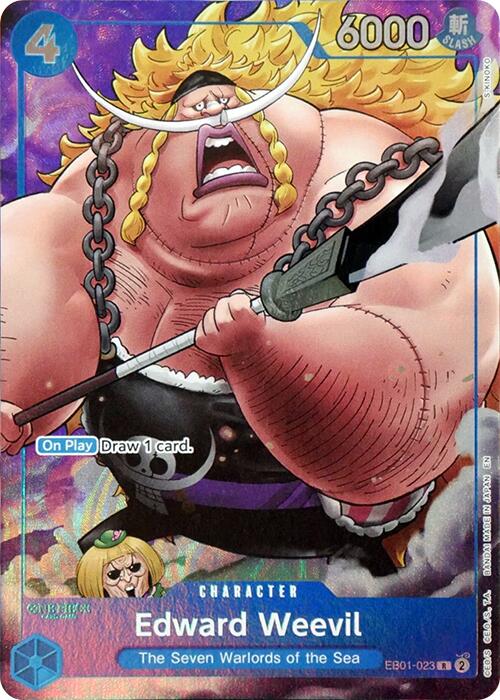 Edward Weevil (Seven Warlords of the Sea Binder Set) [One Piece Promotion Cards] | Shuffle n Cut Hobbies & Games