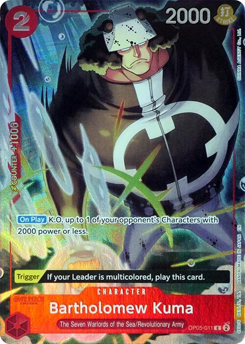 Bartholomew Kuma (Seven Warlords of the Sea Binder Set) [One Piece Promotion Cards] | Shuffle n Cut Hobbies & Games