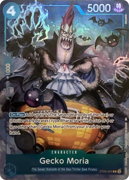 Gecko Moria (Seven Warlords of the Sea Binder Set) [One Piece Promotion Cards] | Shuffle n Cut Hobbies & Games