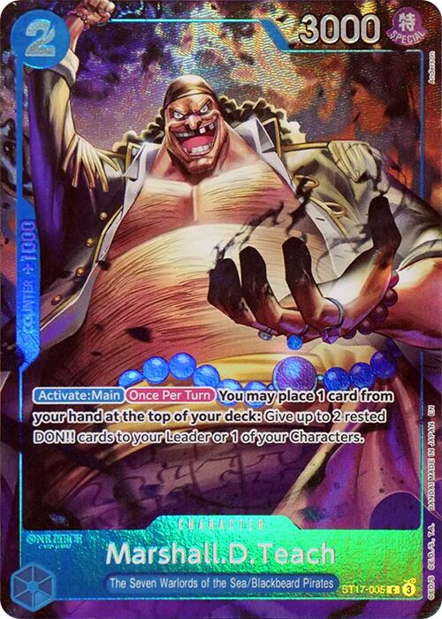 Marshall.D.Teach (Seven Warlords of the Sea Binder Set) [One Piece Promotion Cards] | Shuffle n Cut Hobbies & Games