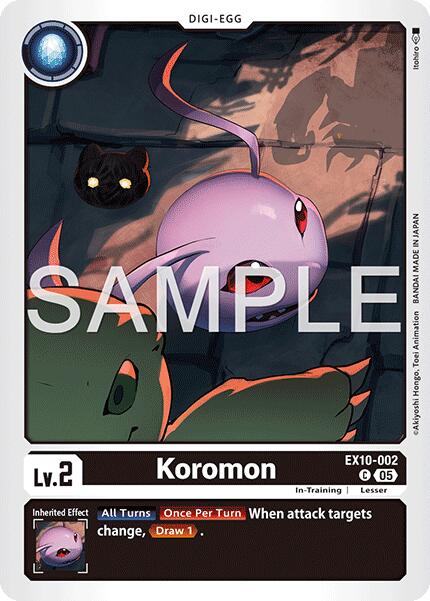 Koromon [EX10-002] [Sinister Order] | Shuffle n Cut Hobbies & Games