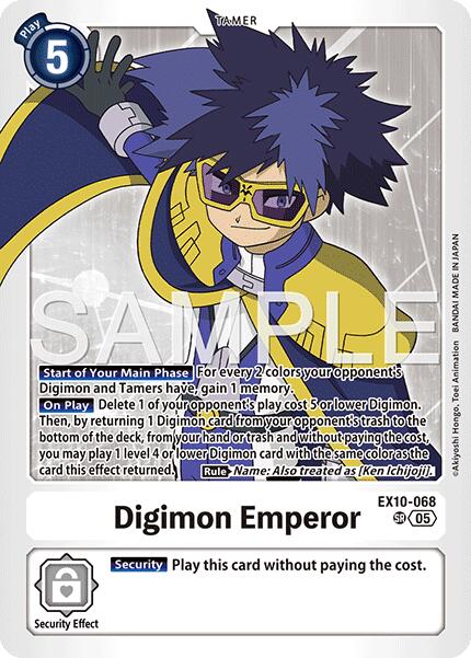 Digimon Emperor [EX10-068] [Sinister Order] | Shuffle n Cut Hobbies & Games