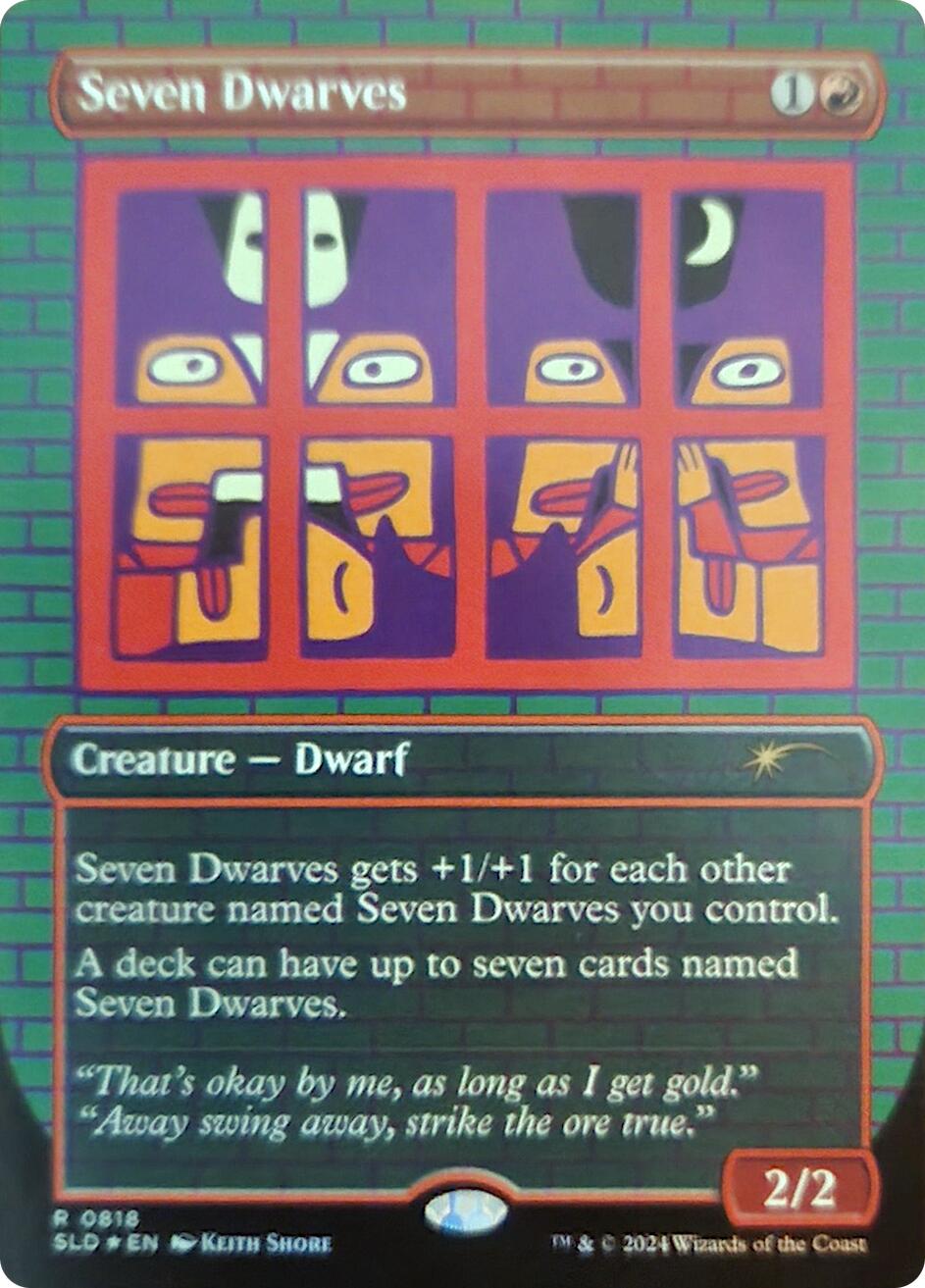 Seven Dwarves (0818) (Rainbow Foil) [Secret Lair Drop Series] | Shuffle n Cut Hobbies & Games