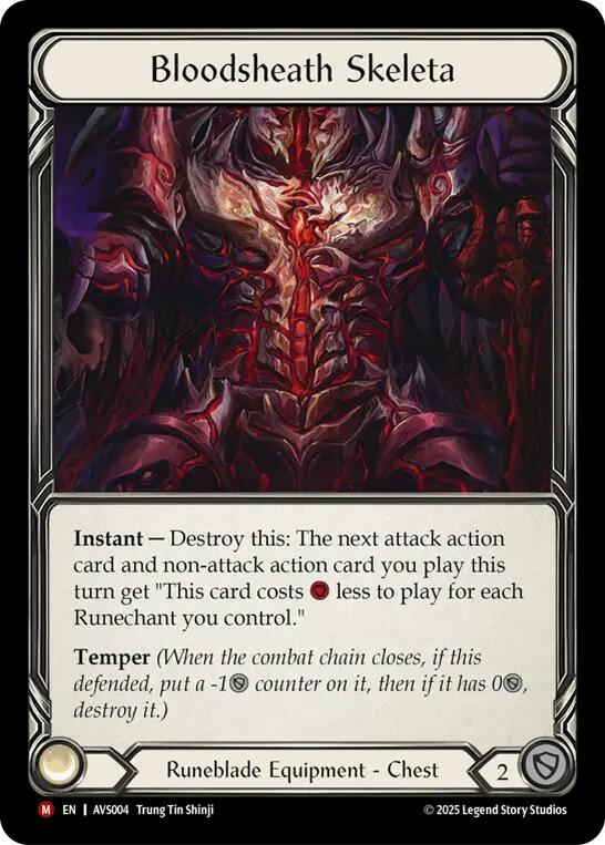 Bloodsheath Skeleta [AVS004] (Armory Deck: Legends Viserai) | Shuffle n Cut Hobbies & Games