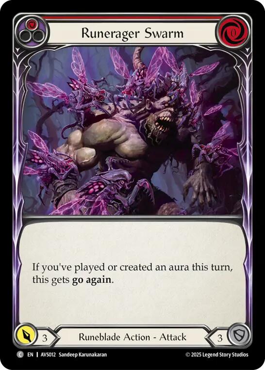 Runerager Swarm (Red) [AVS012] (Armory Deck: Legends Viserai) | Shuffle n Cut Hobbies & Games