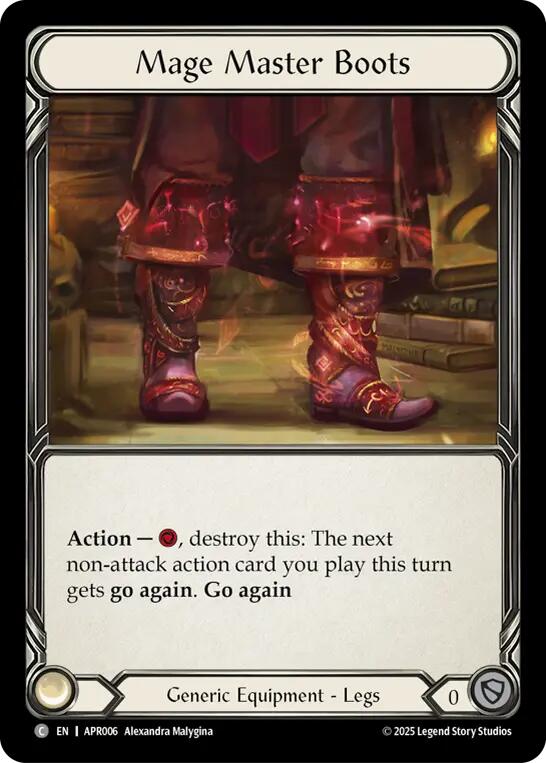 Mage Master Boots [APR006] (Armory Deck: Legends Prism) | Shuffle n Cut Hobbies & Games