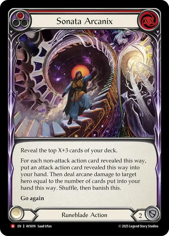 Sonata Arcanix (Red) [AVS019] (Armory Deck: Legends Viserai) | Shuffle n Cut Hobbies & Games