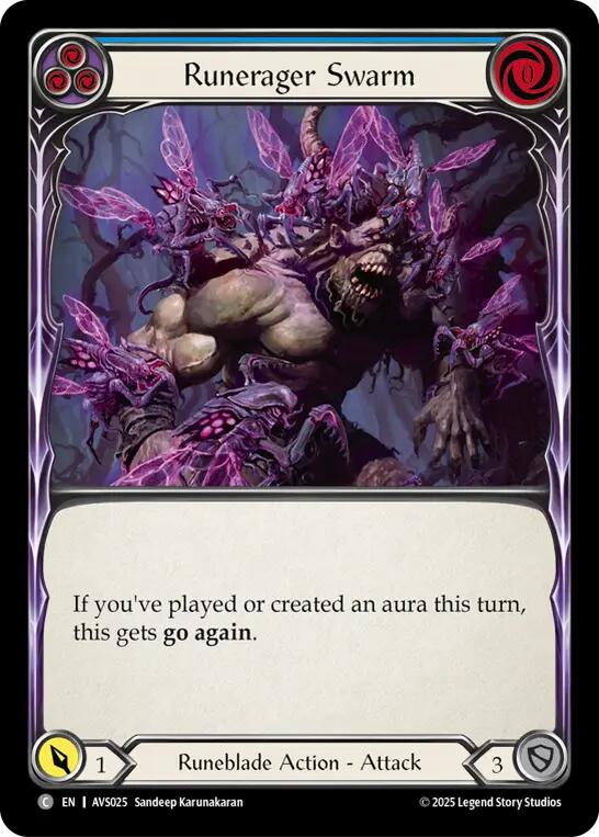 Runerager Swarm (Blue) [AVS025] (Armory Deck: Legends Viserai) | Shuffle n Cut Hobbies & Games