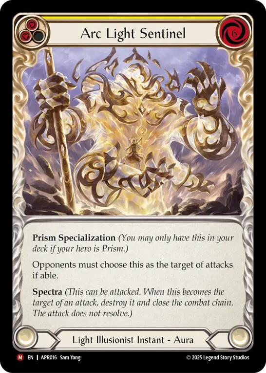 Arc Light Sentinel [APR016] (Armory Deck: Legends Prism) | Shuffle n Cut Hobbies & Games