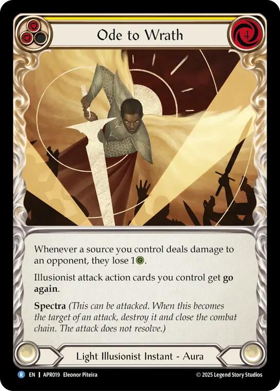Ode to Wrath [APR019] (Armory Deck: Legends Prism) | Shuffle n Cut Hobbies & Games