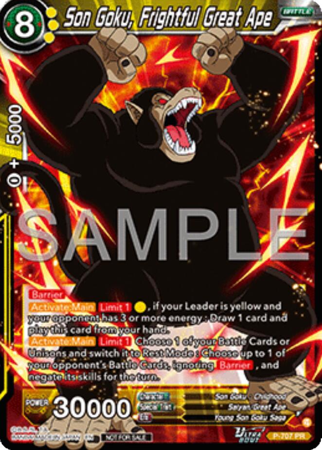 Son Goku, Frightful Great Ape (Ultra-Bout Series Tournament Pack Vol.13) (P-707) [Tournament Promotion Cards] | Shuffle n Cut Hobbies & Games