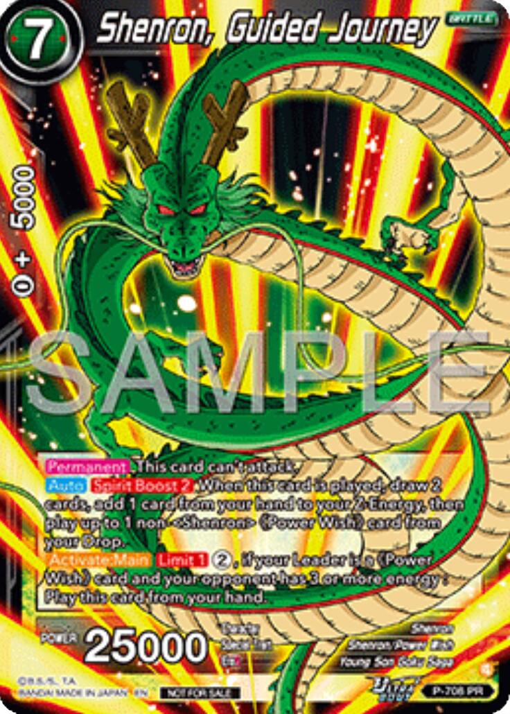 Shenron, Guided Journey (Ultra-Bout Series Tournament Pack Vol.13) (P-708) [Tournament Promotion Cards] | Shuffle n Cut Hobbies & Games