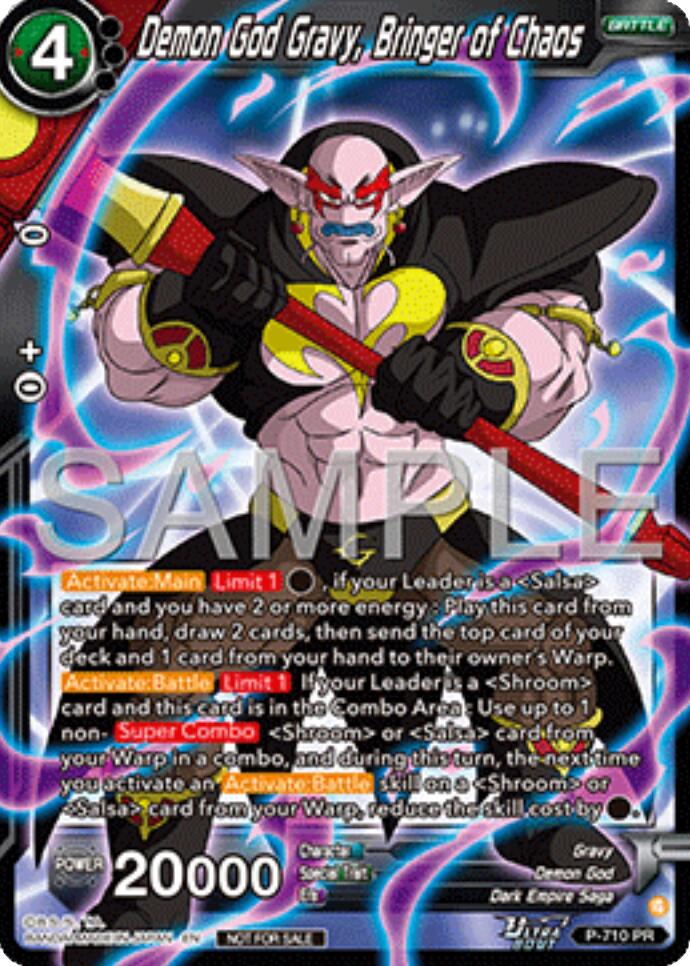 Demon God Gravy, Bringer of Chaos (Ultra-Bout Series Tournament Pack Vol.13) (P-710) [Tournament Promotion Cards] | Shuffle n Cut Hobbies & Games