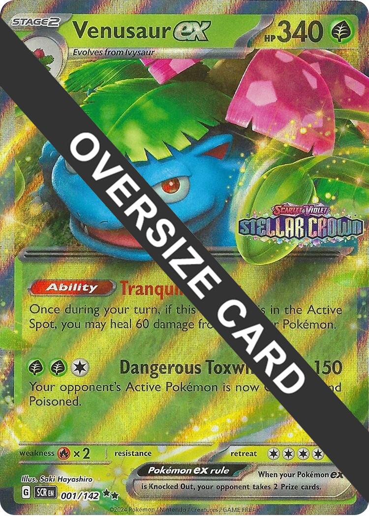 Venusaur ex (001/142) (Jumbo Card) [Miscellaneous Cards] | Shuffle n Cut Hobbies & Games