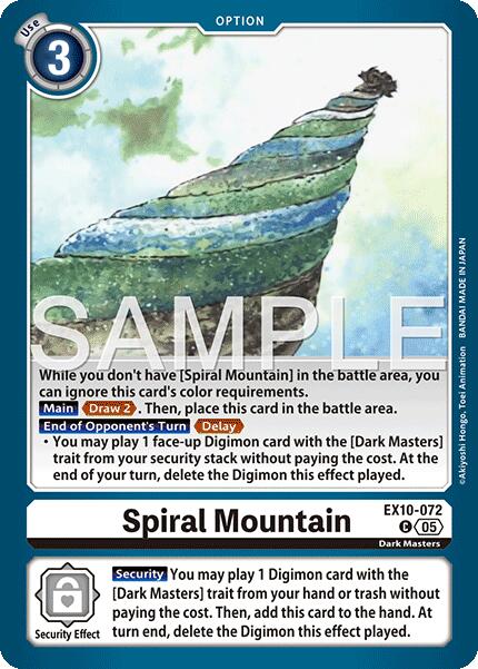 Spiral Mountain [EX10-072] [Sinister Order] | Shuffle n Cut Hobbies & Games