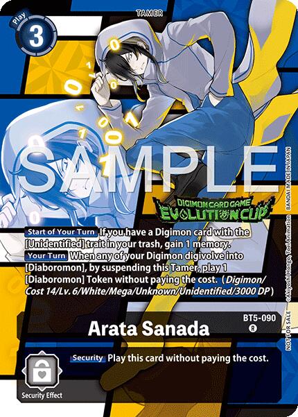 Arata Sanada [BT5-090] (Evolution Cup 2025 Vol. 2) [Promotional Cards] | Shuffle n Cut Hobbies & Games