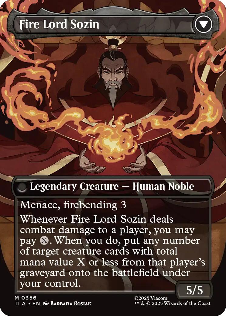 The Rise of Sozin (Borderless) [Avatar: The Last Airbender] | Shuffle n Cut Hobbies & Games