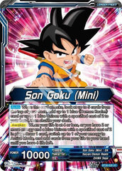 Son Goku (Mini) // SS Son Goku (Mini), New Adventure (SLR) (BT28-028) [Prismatic Clash] | Shuffle n Cut Hobbies & Games