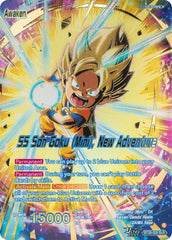 Son Goku (Mini) // SS Son Goku (Mini), New Adventure (SLR) (BT28-028) [Prismatic Clash] | Shuffle n Cut Hobbies & Games