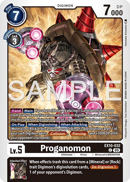 Proganomon [EX10-032] [Sinister Order] | Shuffle n Cut Hobbies & Games
