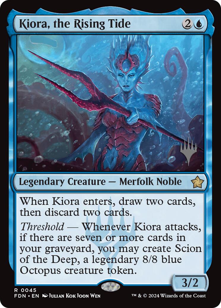 Kiora, the Rising Tide [Edge of Eternities Promo Pack] | Shuffle n Cut Hobbies & Games