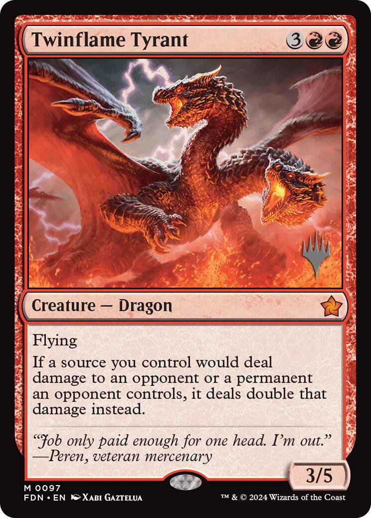 Twinflame Tyrant [Edge of Eternities Promo Pack] | Shuffle n Cut Hobbies & Games