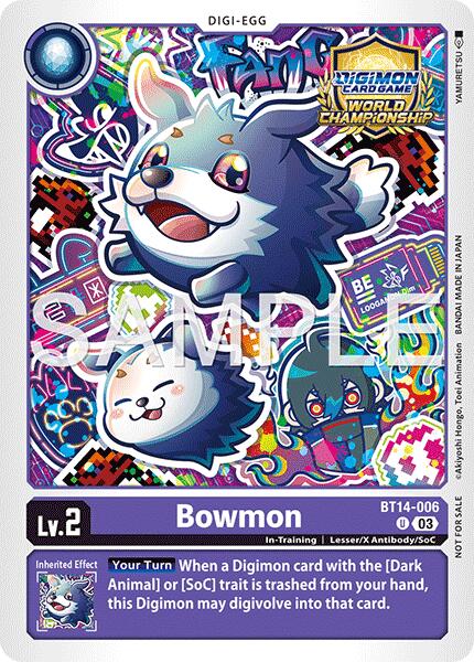 Bowmon [BT14-006] (Regionals 25-26 Season 2 Participant) [Blast Ace] | Shuffle n Cut Hobbies & Games