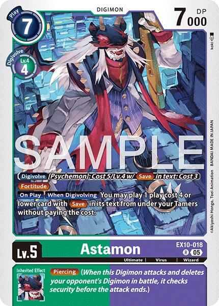 Astamon [EX10-018] [Sinister Order] | Shuffle n Cut Hobbies & Games