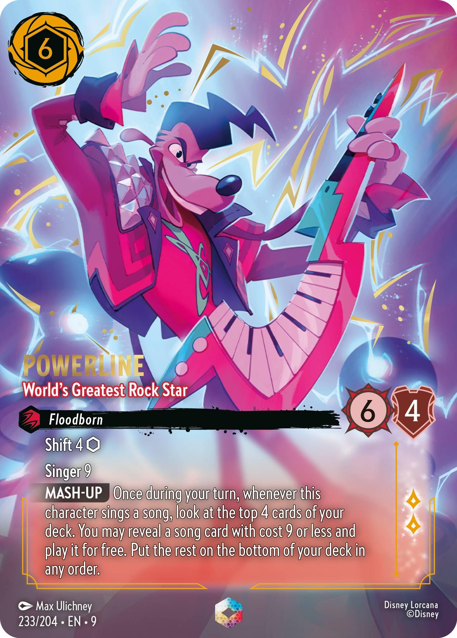 Powerline - World's Greatest Rock Star (Enchanted) (233/204) [Fabled] | Shuffle n Cut Hobbies & Games