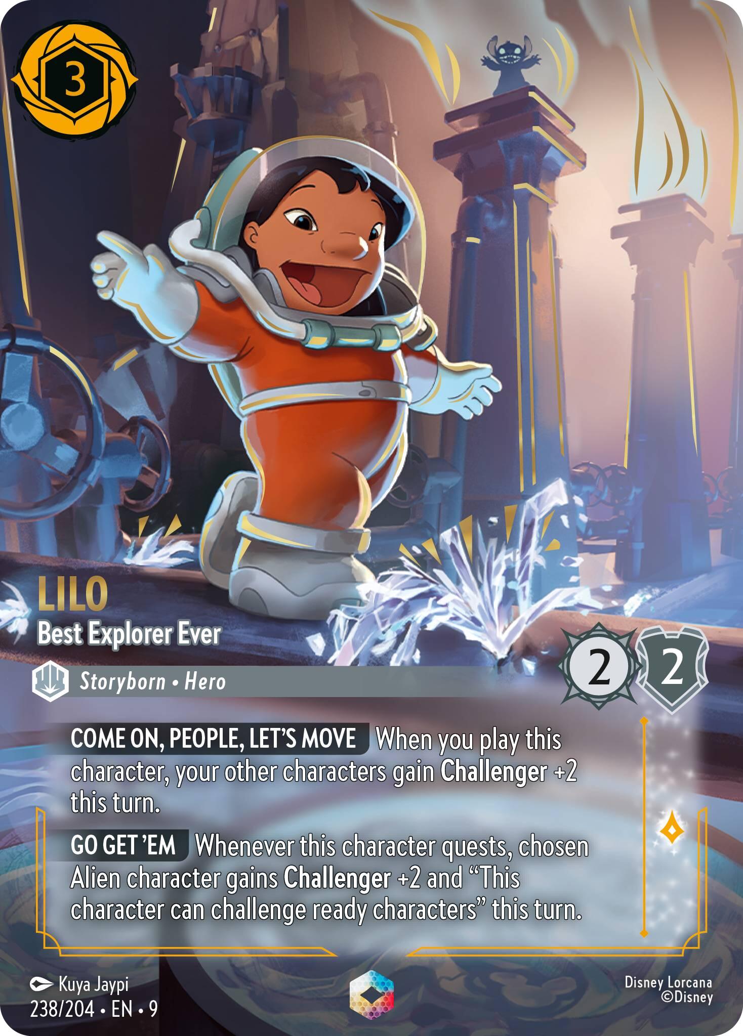 Lilo - Best Explorer Ever (Enchanted) (238/204) [Fabled] | Shuffle n Cut Hobbies & Games