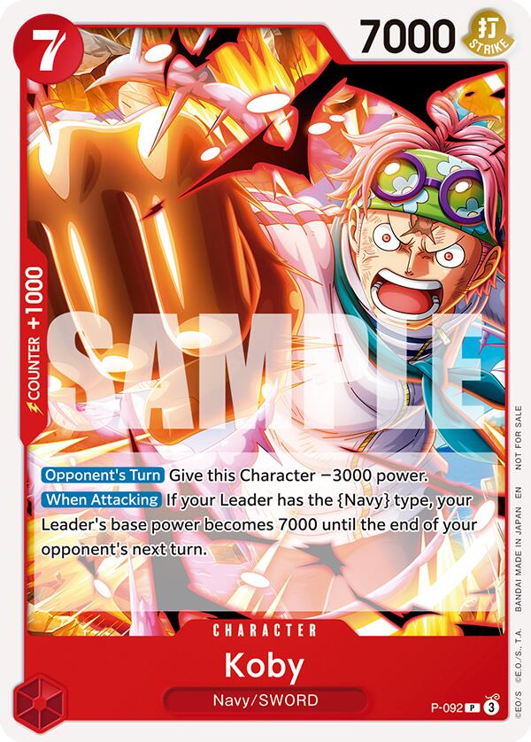 Koby (OP12 Release Event) [One Piece Promotion Cards] | Shuffle n Cut Hobbies & Games