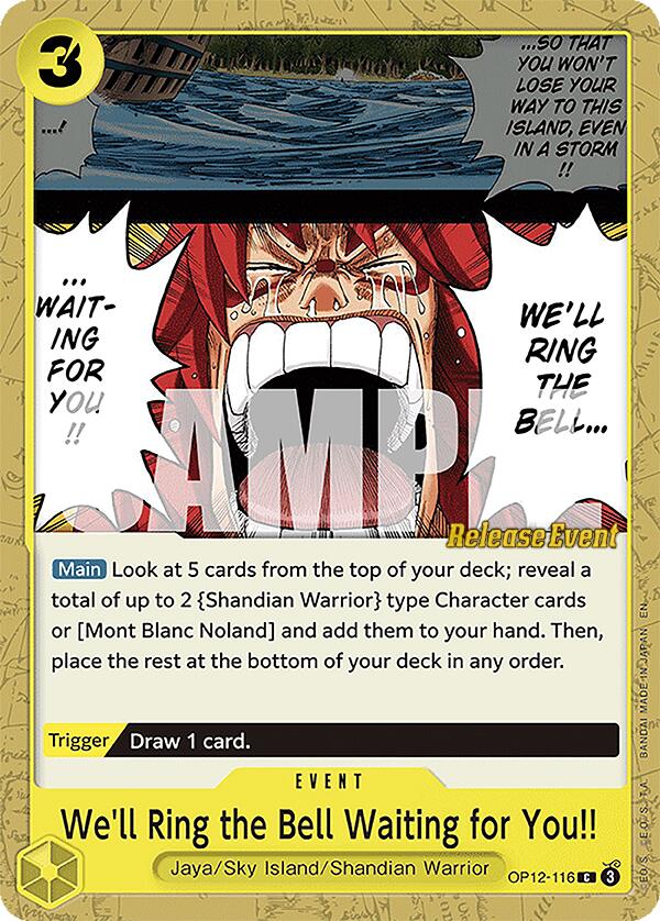 We'll Ring the Bell Waiting for You!! [Legacy of the Master Release Event Cards] | Shuffle n Cut Hobbies & Games