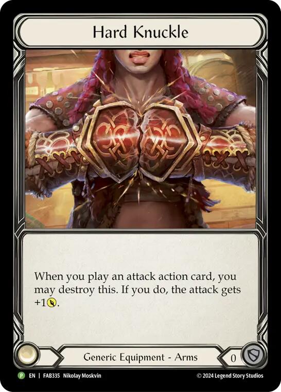 Hard Knuckle [FAB335] (Promo)  Cold Foil | Shuffle n Cut Hobbies & Games
