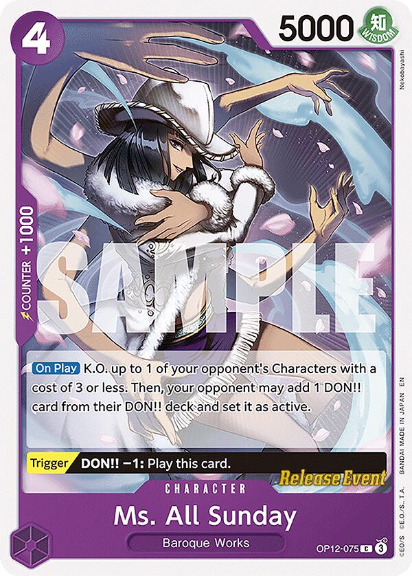 Ms. All Sunday [Legacy of the Master Release Event Cards] | Shuffle n Cut Hobbies & Games