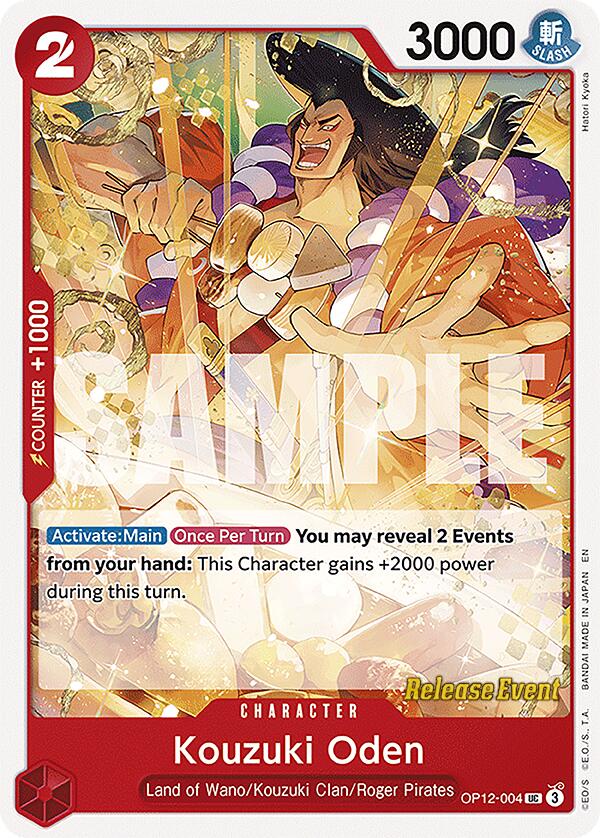 Kouzuki Oden [Legacy of the Master Release Event Cards] | Shuffle n Cut Hobbies & Games