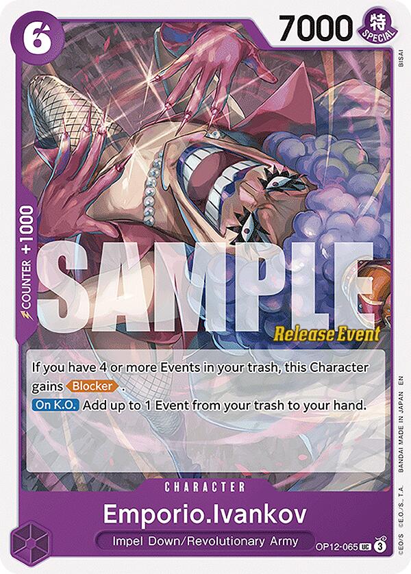 Emporio.Ivankov [Legacy of the Master Release Event Cards] | Shuffle n Cut Hobbies & Games