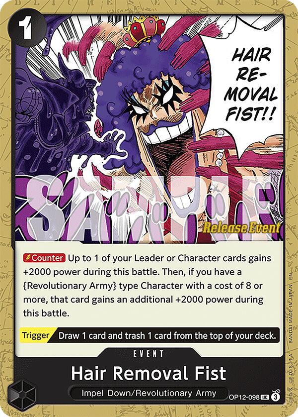 Hair Removal Fist [Legacy of the Master Release Event Cards] | Shuffle n Cut Hobbies & Games
