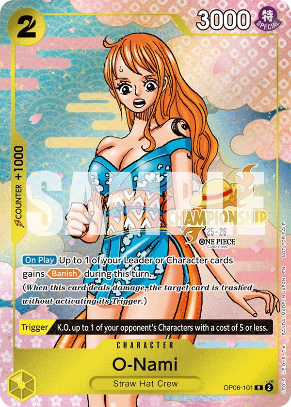 O-Nami (CS 25-26 Event Pack) [One Piece Promotion Cards] | Shuffle n Cut Hobbies & Games
