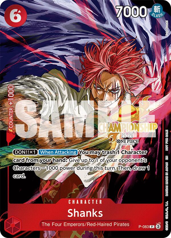 Shanks (CS 25-26 Event Pack) [One Piece Promotion Cards] | Shuffle n Cut Hobbies & Games
