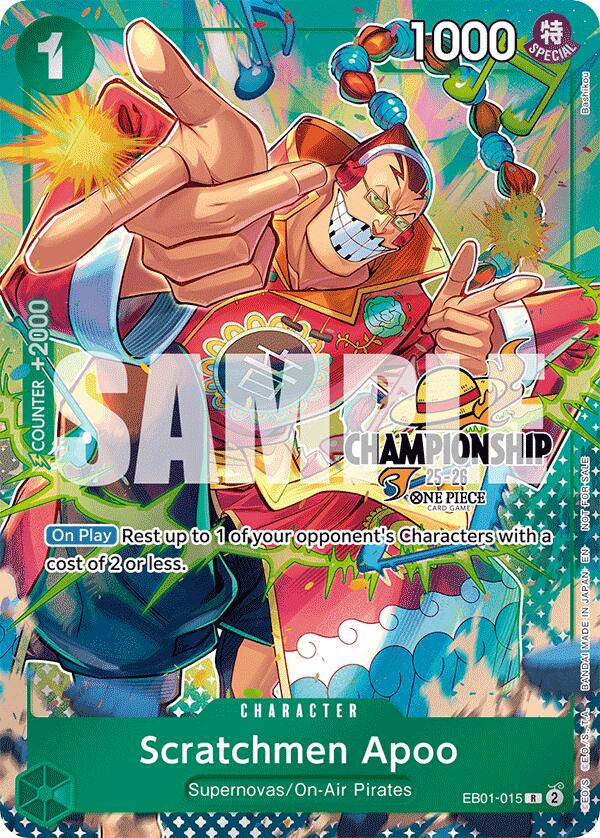 Scratchmen Apoo (CS 25-26 Celebration Pack) [One Piece Promotion Cards] | Shuffle n Cut Hobbies & Games