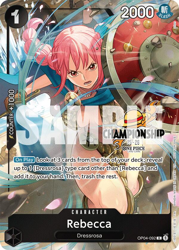 Rebecca (CS 25-26 Celebration Pack) [One Piece Promotion Cards] | Shuffle n Cut Hobbies & Games