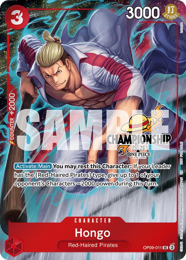 Hongo (CS 25-26 Celebration Pack) [One Piece Promotion Cards] | Shuffle n Cut Hobbies & Games