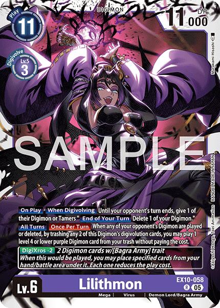 Lilithmon [EX10-058] [Sinister Order] | Shuffle n Cut Hobbies & Games