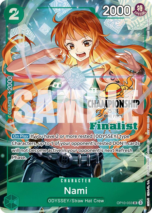 Nami (CS 25-26 Finalist Card Set 1) [One Piece Promotion Cards] | Shuffle n Cut Hobbies & Games