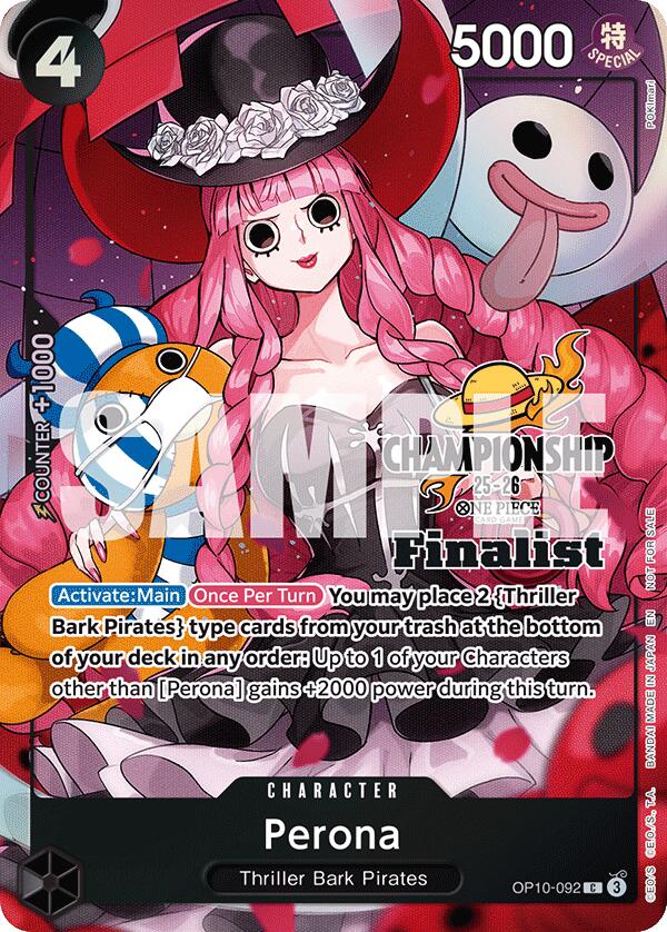 Perona (CS 25-26 Finalist Card Set 1) [One Piece Promotion Cards] | Shuffle n Cut Hobbies & Games