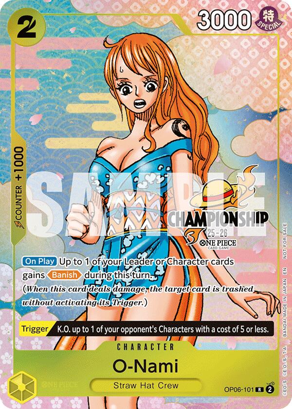 O-Nami (CS 25-26 Event Pack Finalist Ver.) [One Piece Promotion Cards] | Shuffle n Cut Hobbies & Games