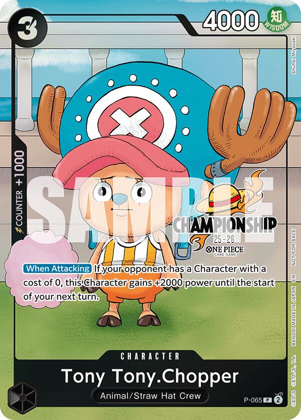 Tony Tony.Chopper (CS 25-26 Event Pack Finalist Ver.) [One Piece Promotion Cards] | Shuffle n Cut Hobbies & Games