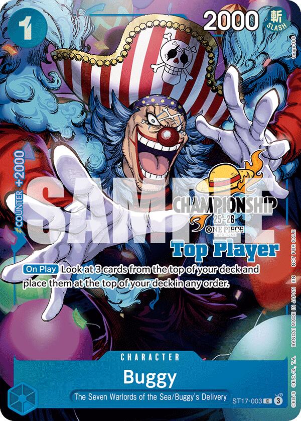 Buggy (CS 25-26 Top Player Pack) [One Piece Promotion Cards] | Shuffle n Cut Hobbies & Games