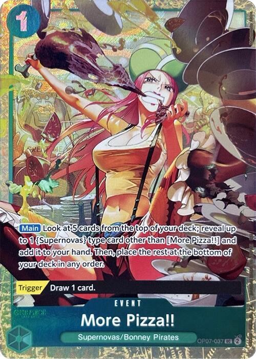 More Pizza!! (Premium Card Collection -Best Selection Vol. 4-) [One Piece Promotion Cards] | Shuffle n Cut Hobbies & Games